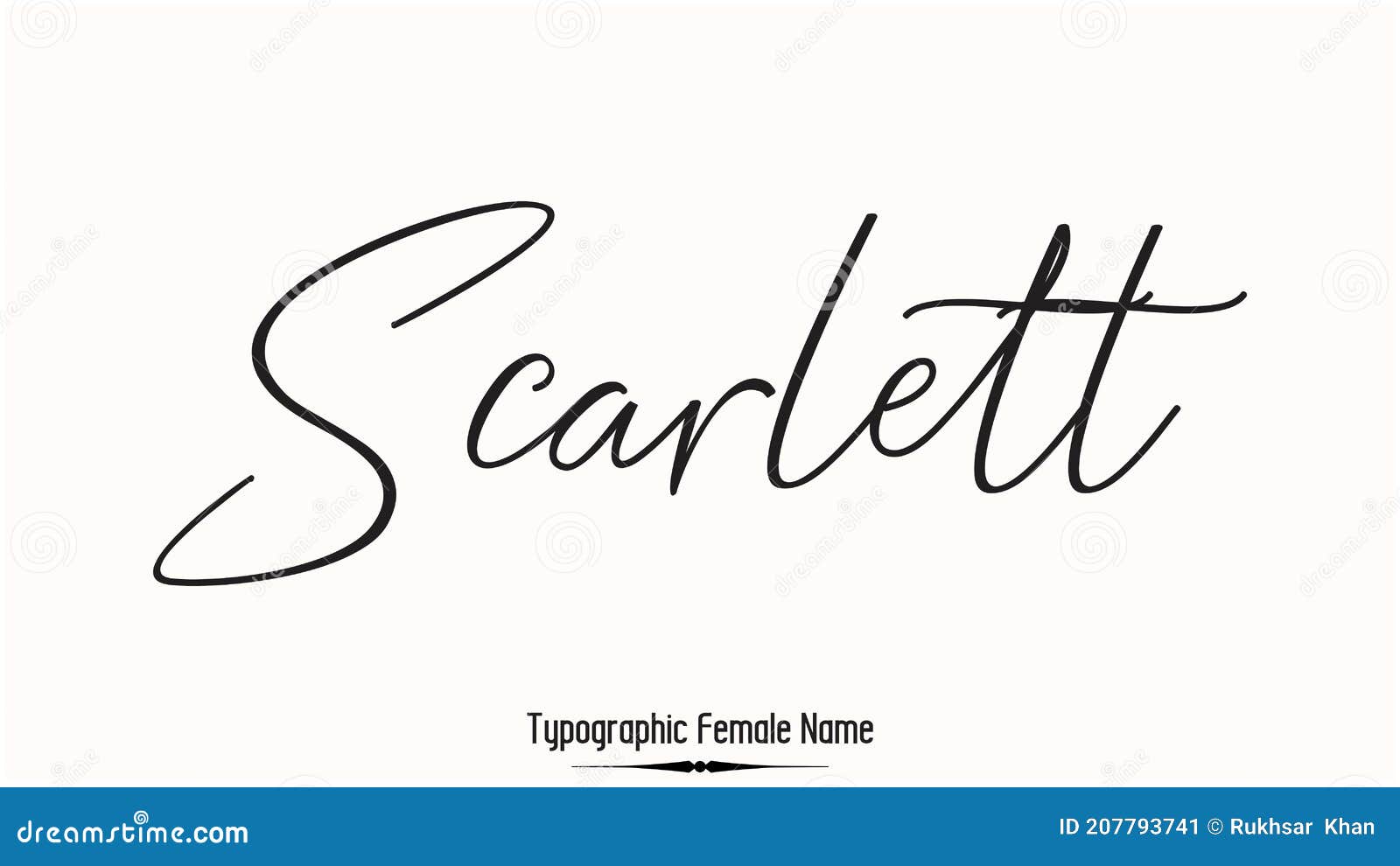 Vetores de Scarlett Nomeia Caligrafia Árabe No Vetor De Script De