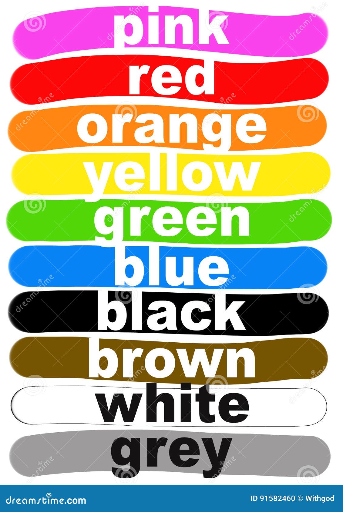 CORES EM INGLÊS - COLORS IN ENGLISH 