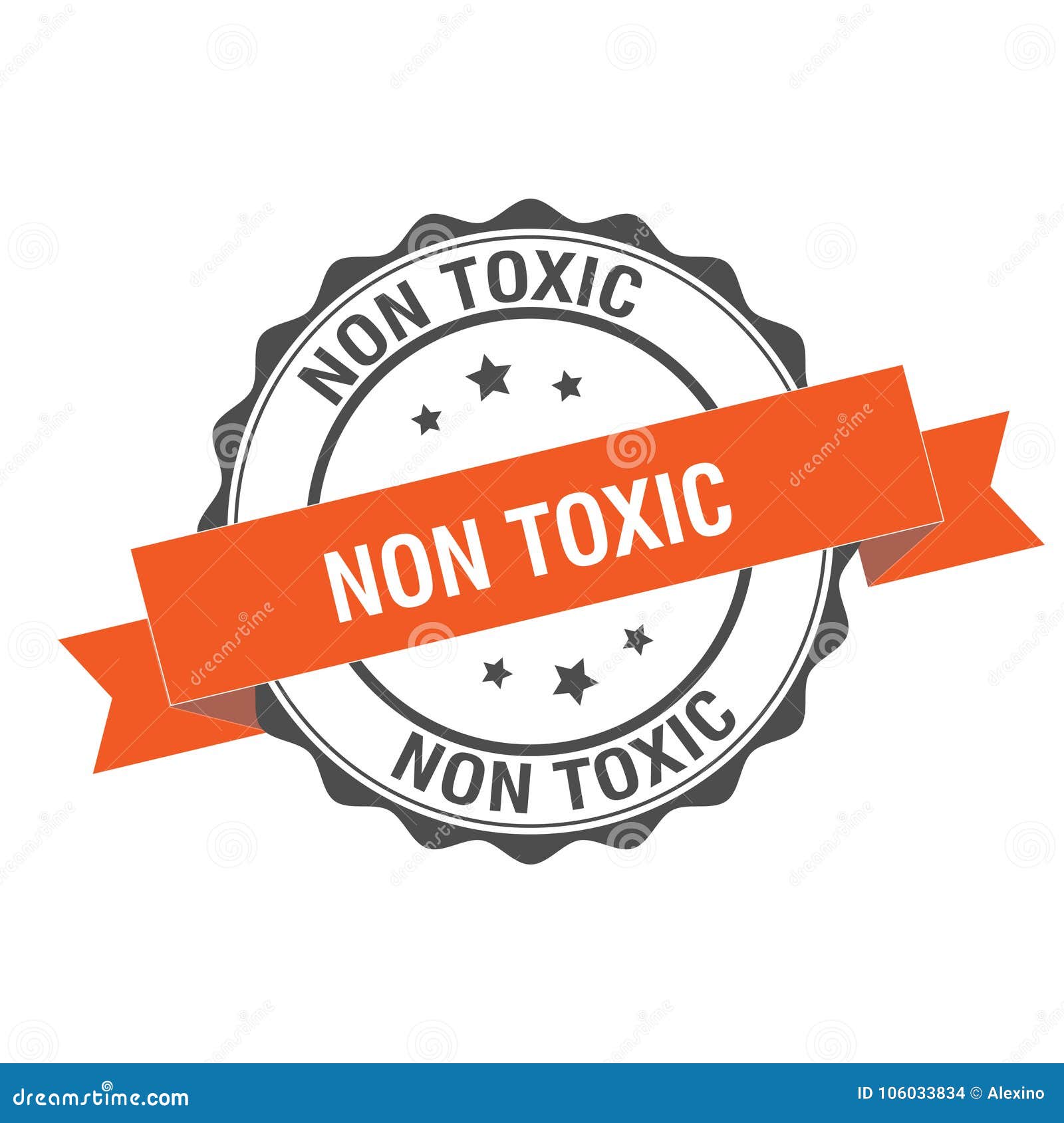 Non Toxic Stamp Illustration Stock Vector Illustration of graphics, seal 106033834