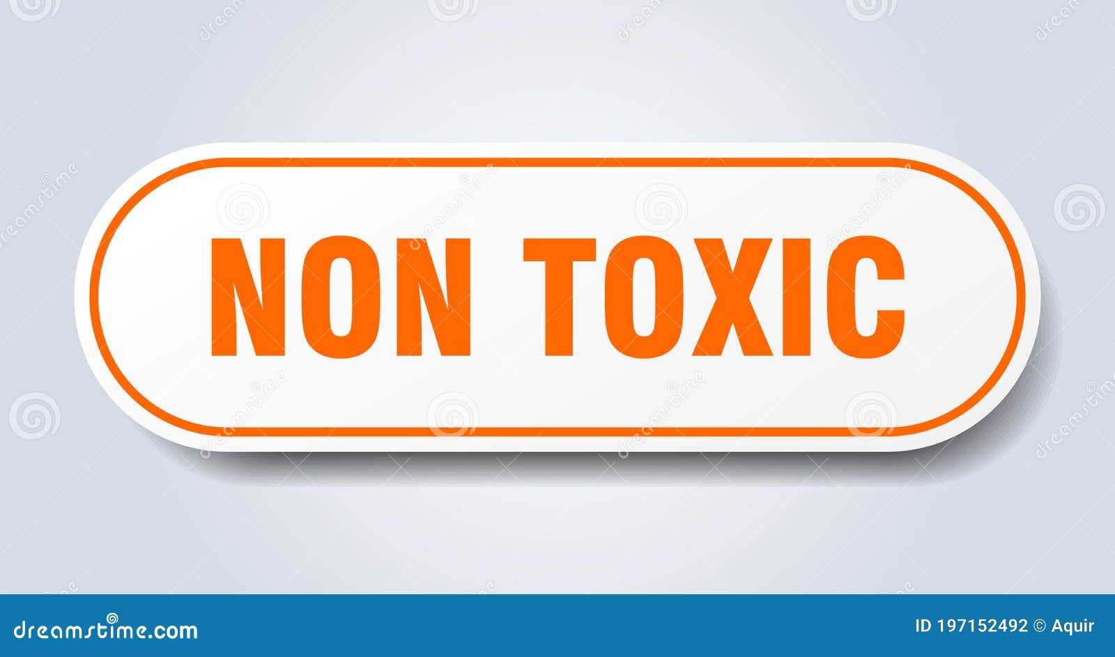 Non toxic sticker. stock vector. Illustration of price 197152492