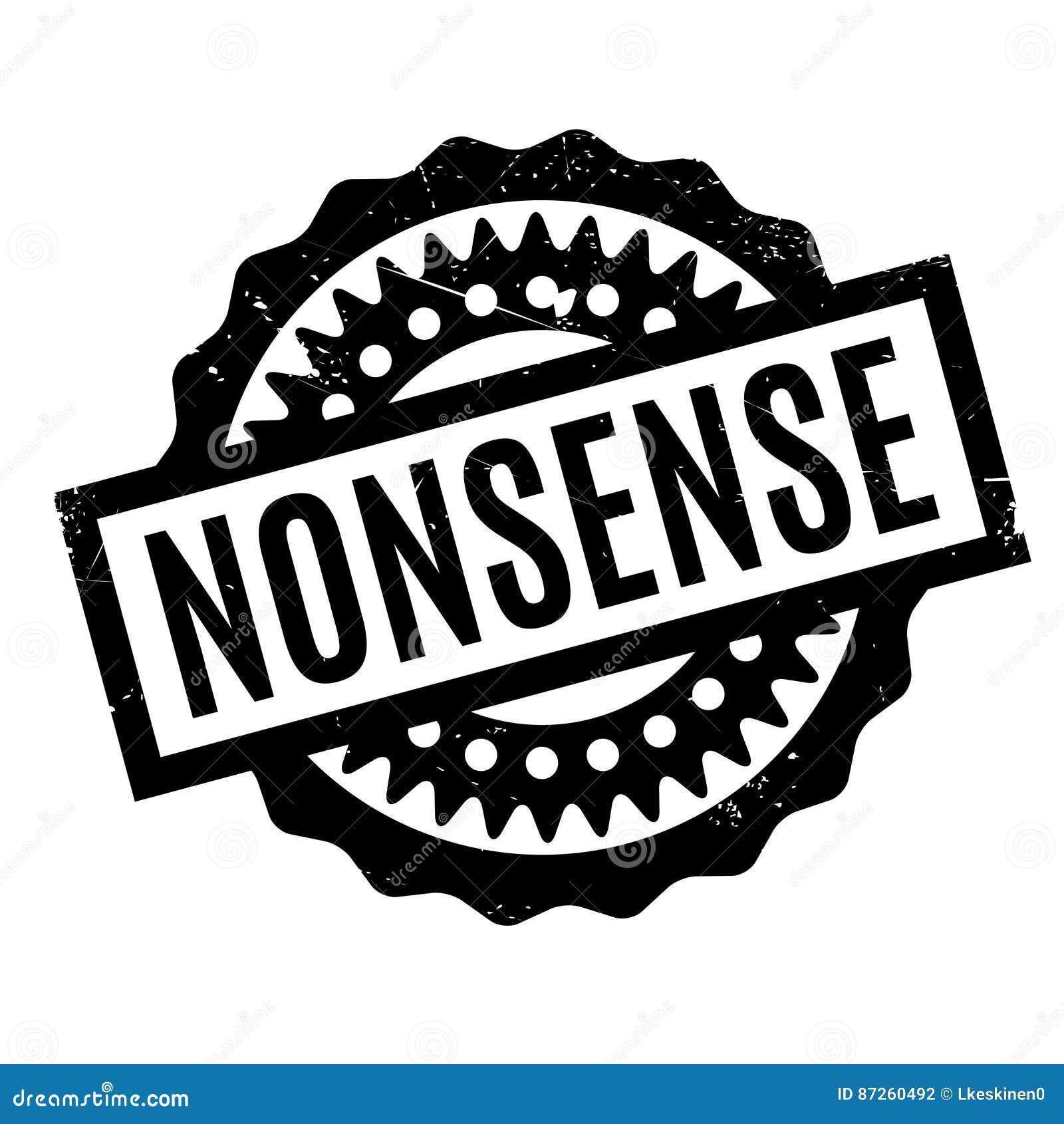 Nonsense rubber stamp Royalty Free Vector Image