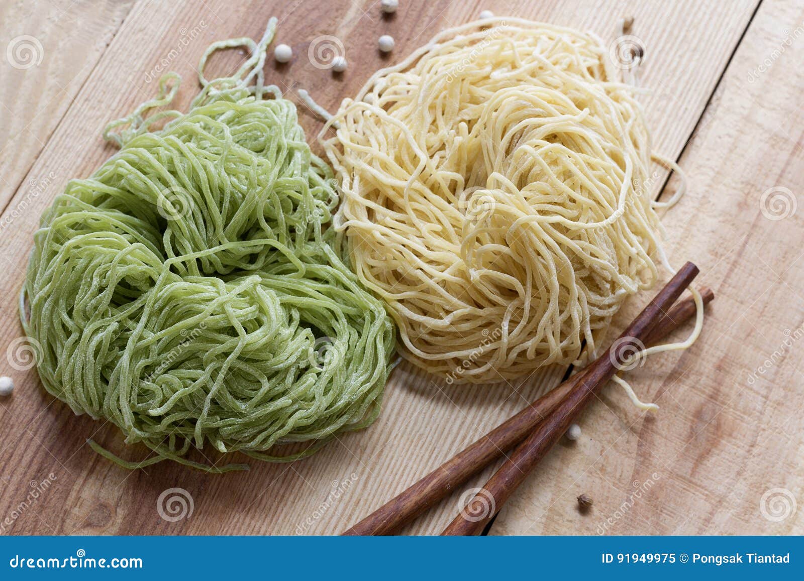 Noodle Fresh Eggs and Chopsticks are on Wood Table. Stock Image Image of japanese, chopsticks