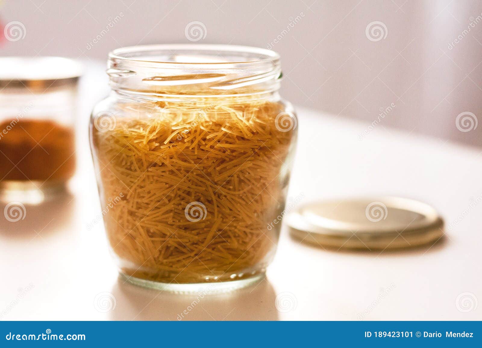 short noodles storage jar zero waste, noodle jar, cristal recycling still life