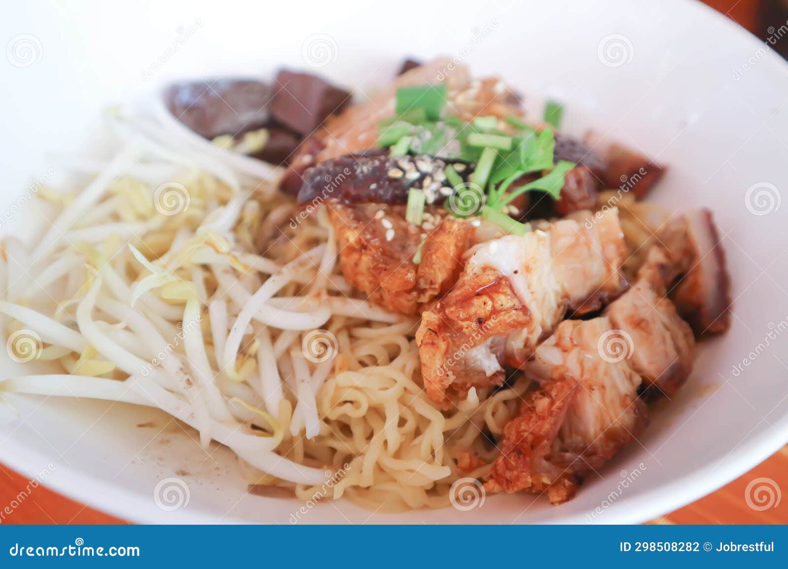 Noodles or Chinese Egg Noodles or Chinese Noodles or Pork and Duck