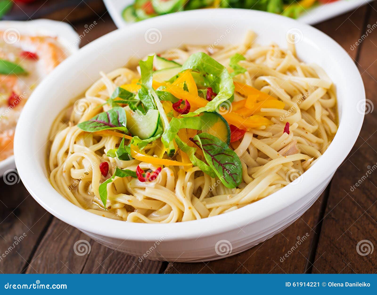 Noodles Cooked in a Miso Broth Stock Image Image of health, fresh