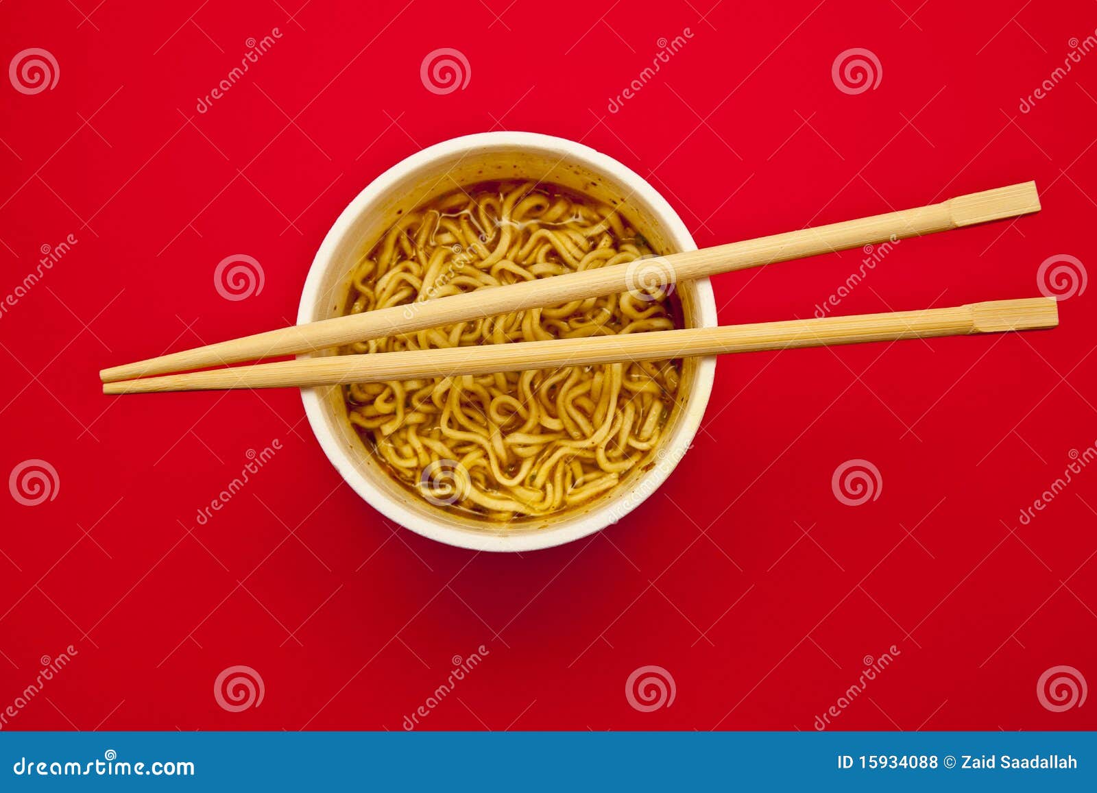 Noodles Cup and chopsticks stock photo. Image of east 15934088