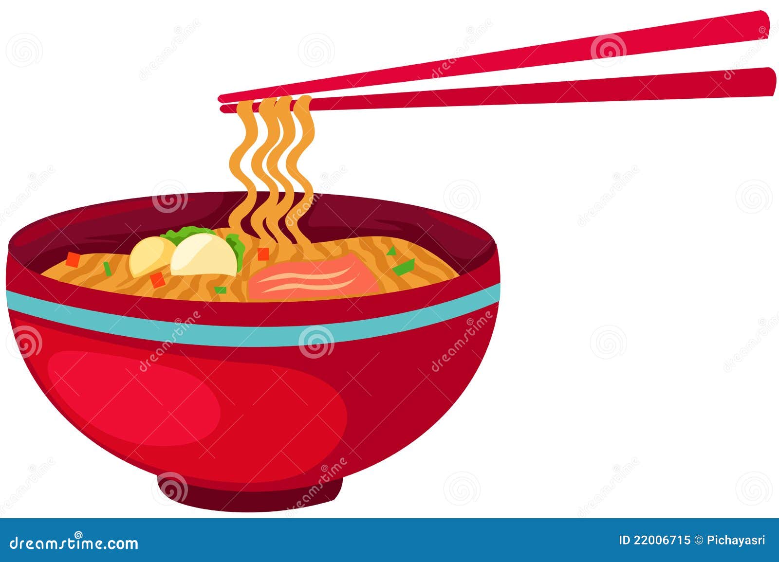 Noodles Food With Chopsticks Royalty Free Stock Photo - Image: 22006715