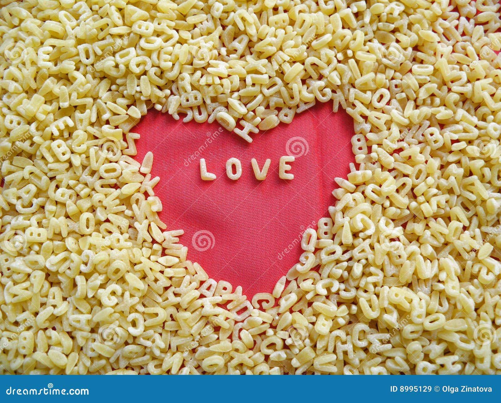 Noodles and love stock image. Image of pasta, paste, silk 8995129