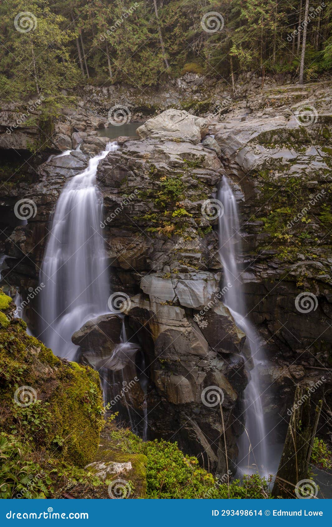 Nooksack Falls is a Waterfall Along the North Fork of the Nooksack