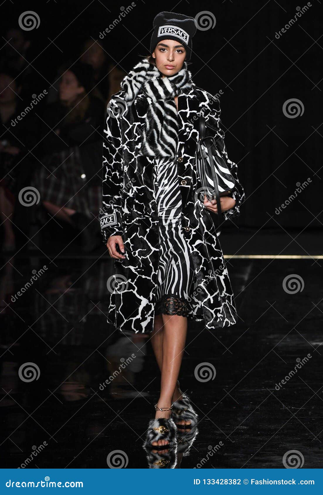 Nora Attal Walks the Runway at the Versace Pre-Fall 2019 Collection ...