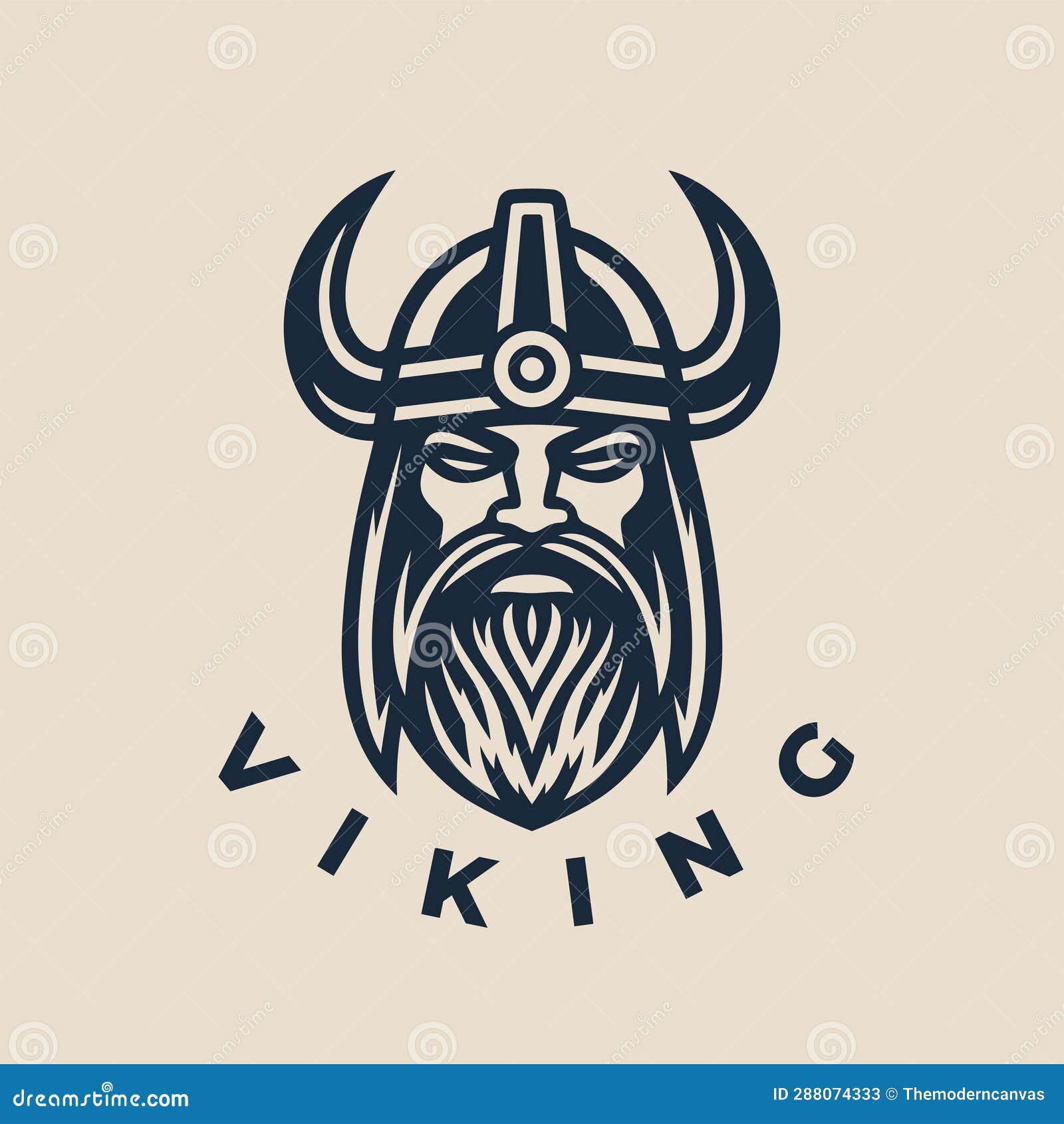 Nordic viking logo icon stock illustration. Illustration of helmet ...