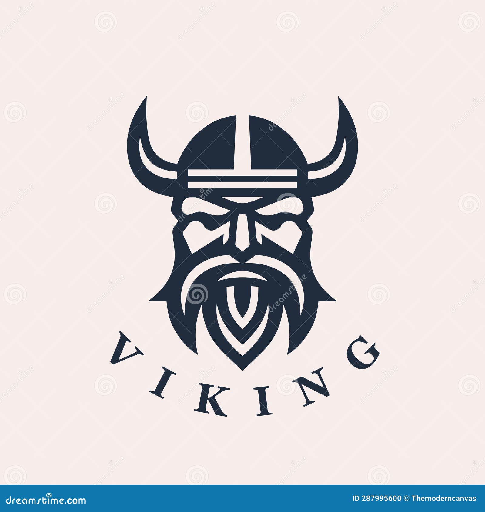 Nordic viking logo icon stock illustration. Illustration of mascot ...