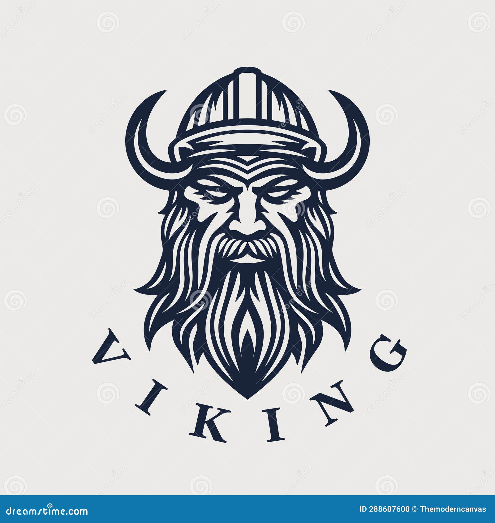 Nordic viking logo icon stock illustration. Illustration of helmet ...
