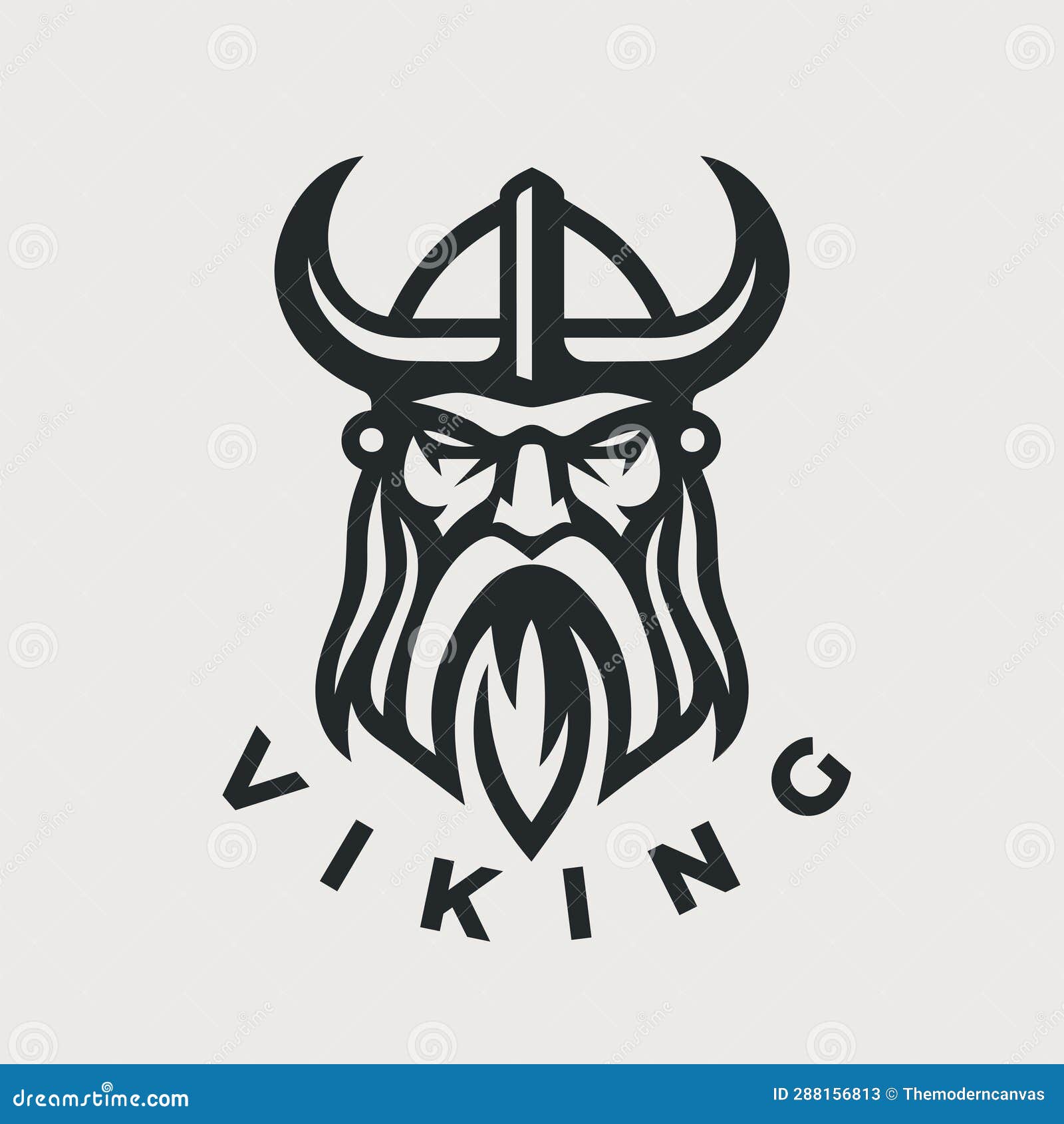 Nordic viking logo icon stock illustration. Illustration of symbol ...