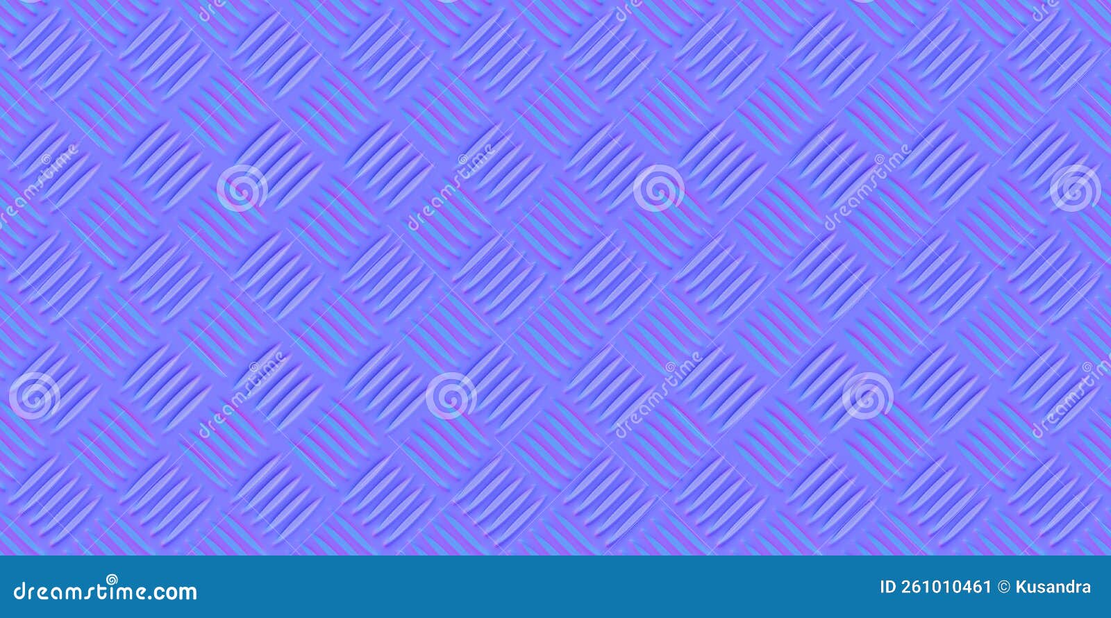 normal map of aluminum checkerplate industry seamless pattern