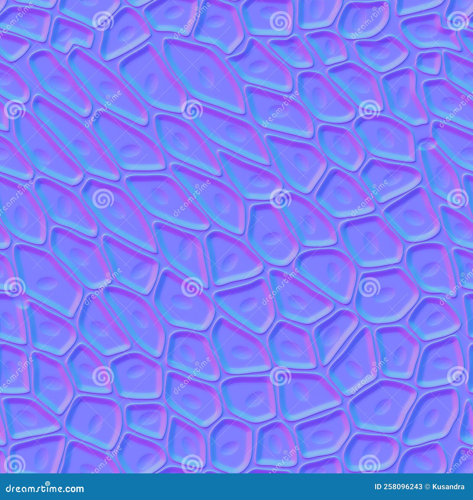 Normal map of leaf tissue layer under a microscope royalty free