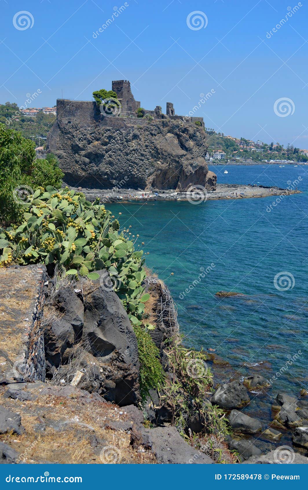 norman castle aci castello sicily italy