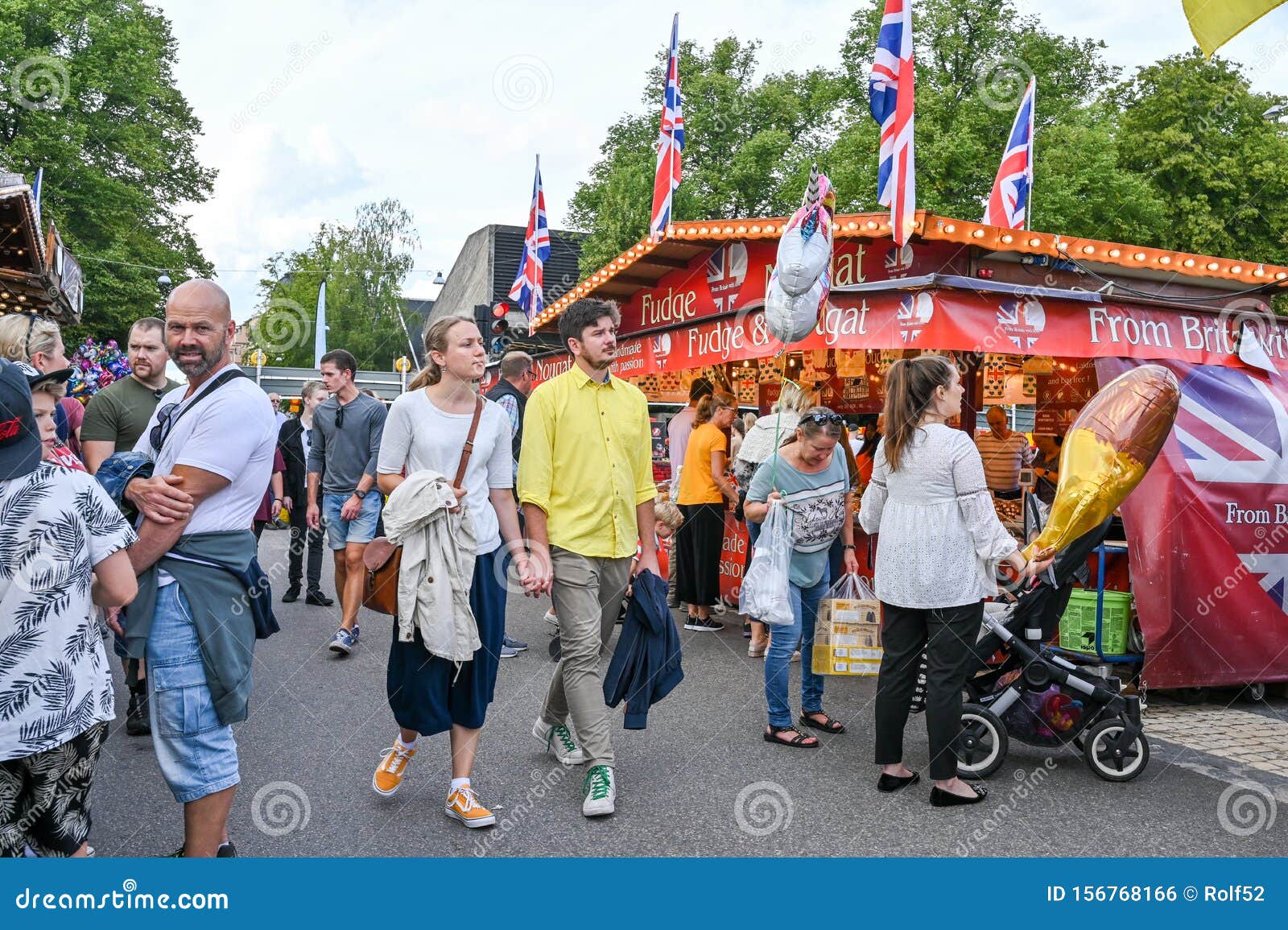 International Street Food Market Editorial Photo - Image of people