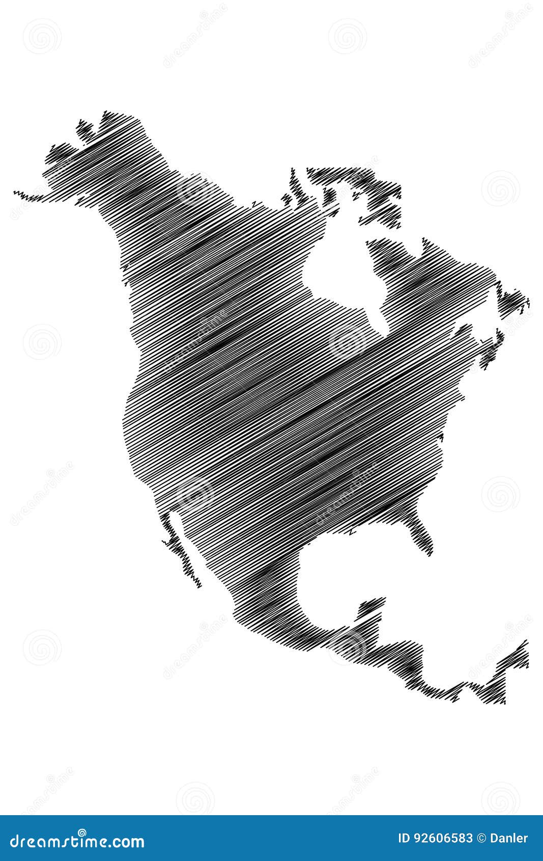 North America Map Vector Stock Vector Illustration Of Globe