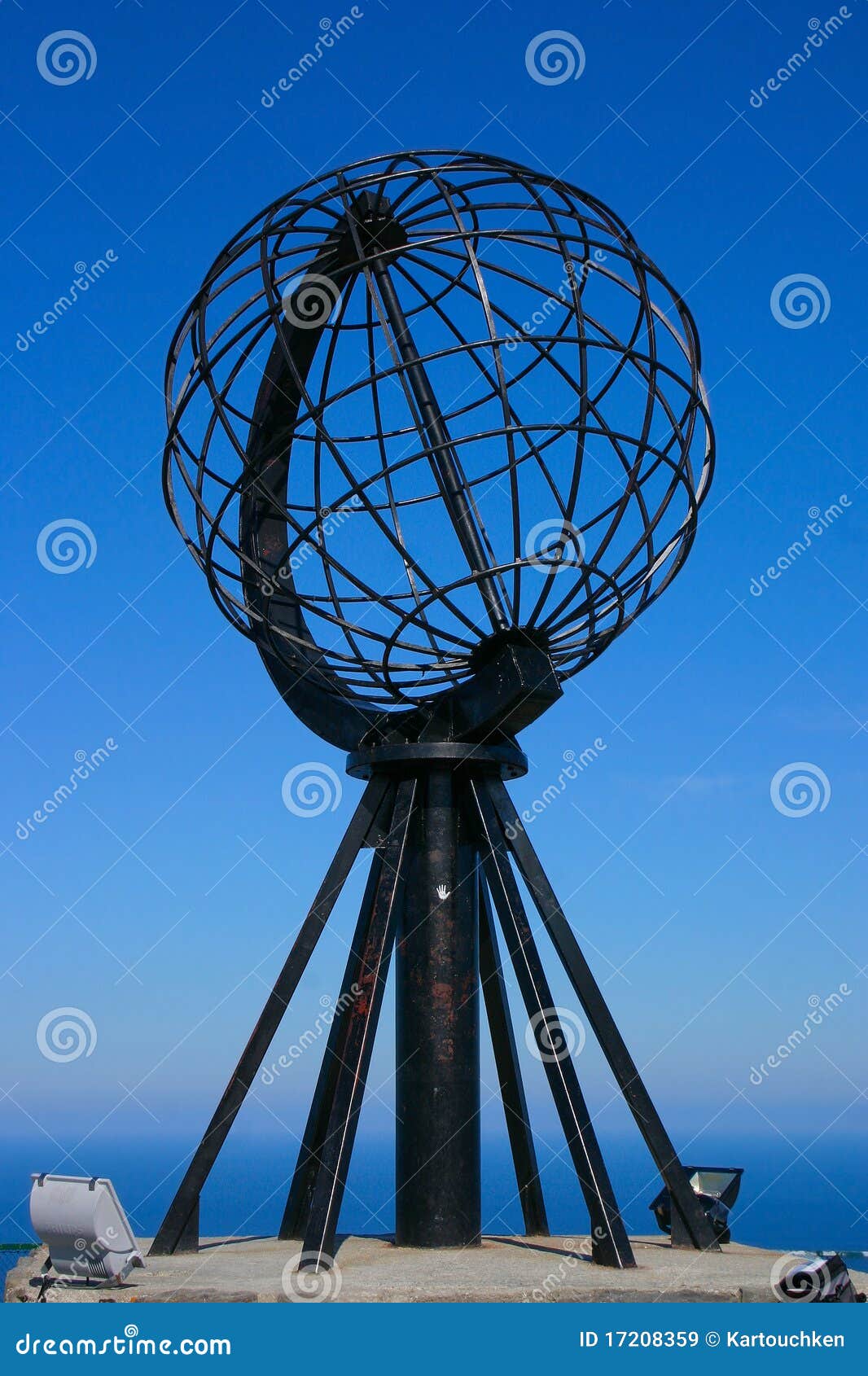 North Cape Globe Monument Royalty Free Stock Images - Image: 17208359