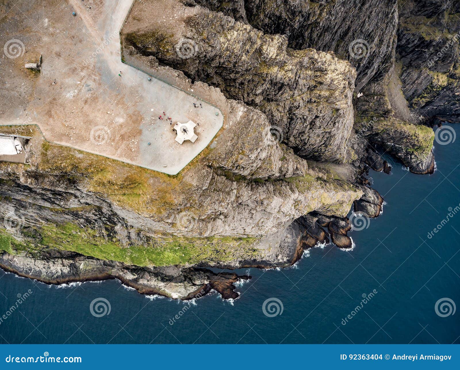 north cape nordkapp aerial photography,