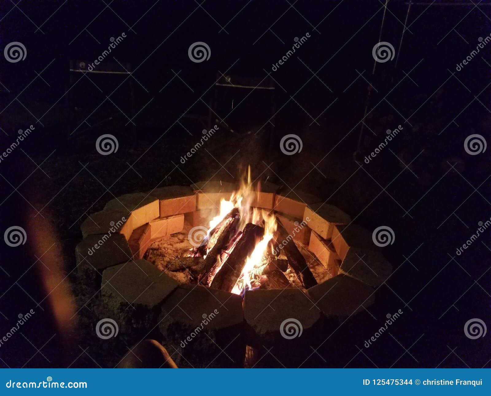 Fire pit stock photo. Image of north, carolina, beach 125475344