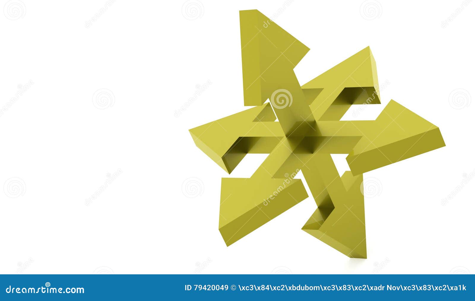 North Direction Compass Icon on White Background Stock Illustration