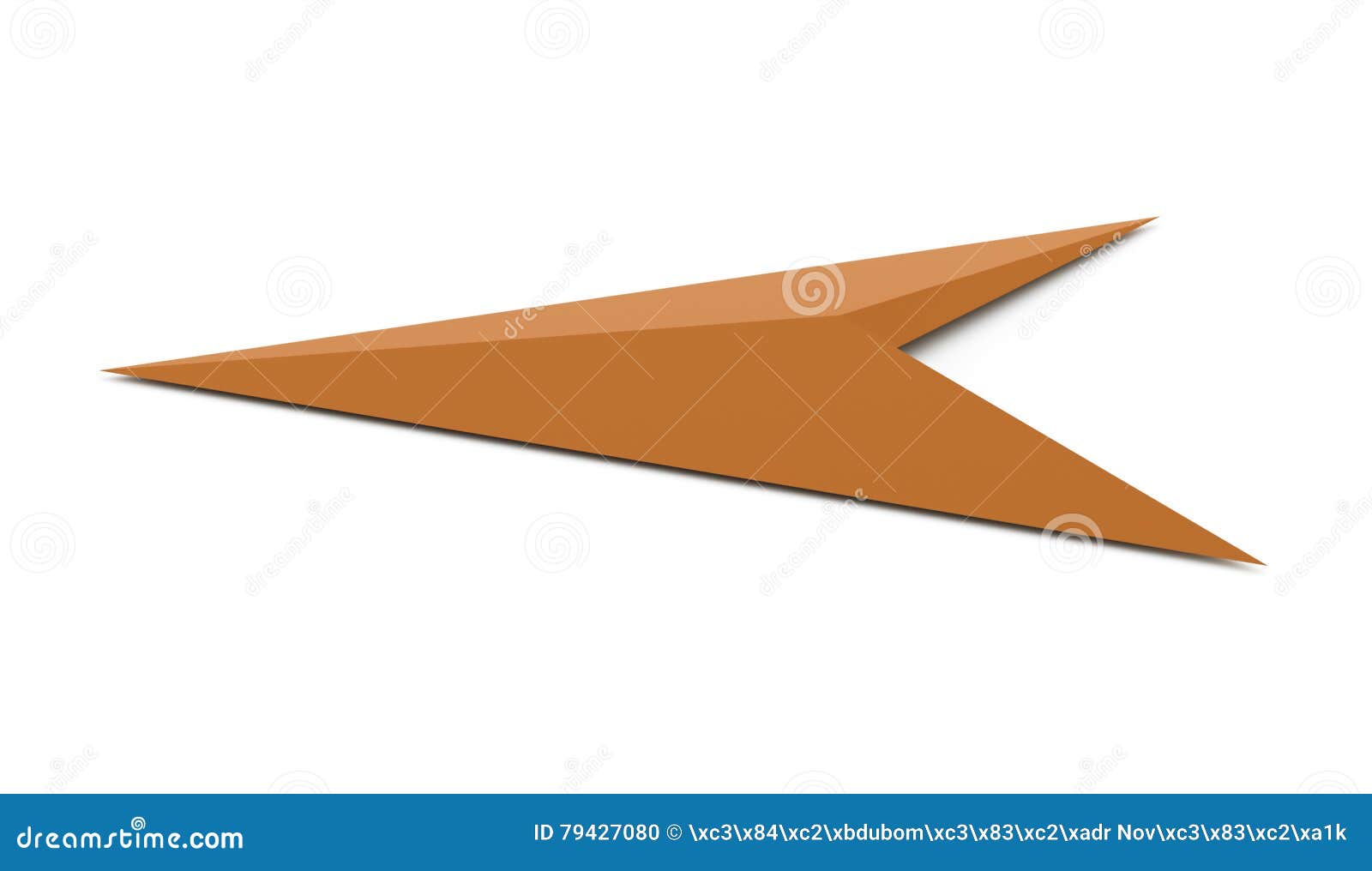 North Direction Compass Icon on White Background Stock Illustration