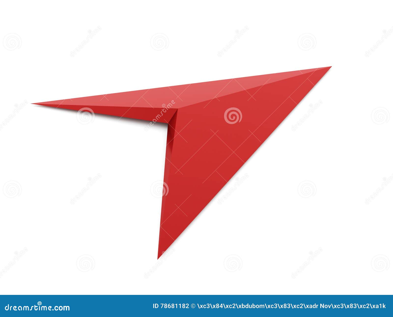 North Direction Compass Icon on White Background Stock Illustration