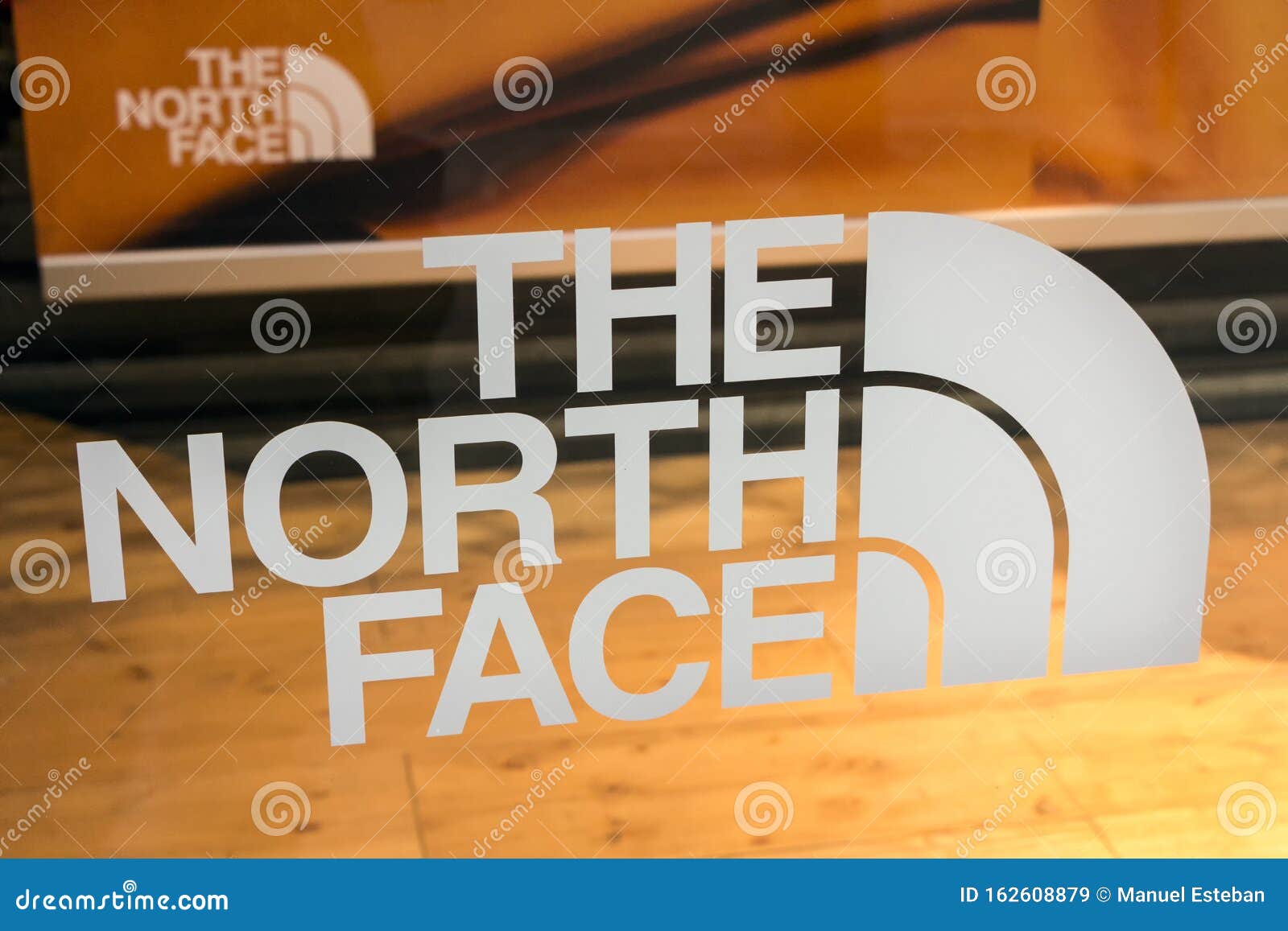 The North Face Logo on the North Face Store Editorial Stock Image ...