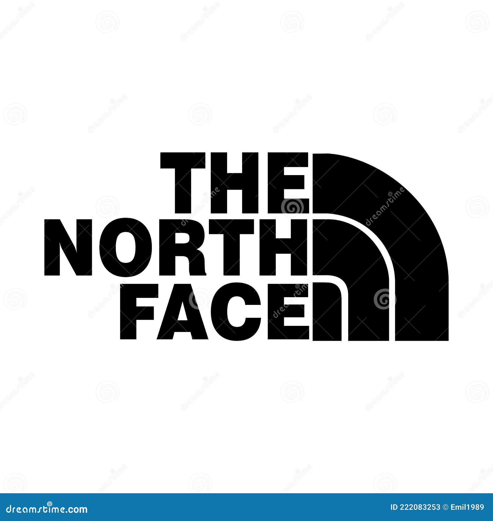 The North Face Sport Clothing Brand Logo. Editorial Image ...