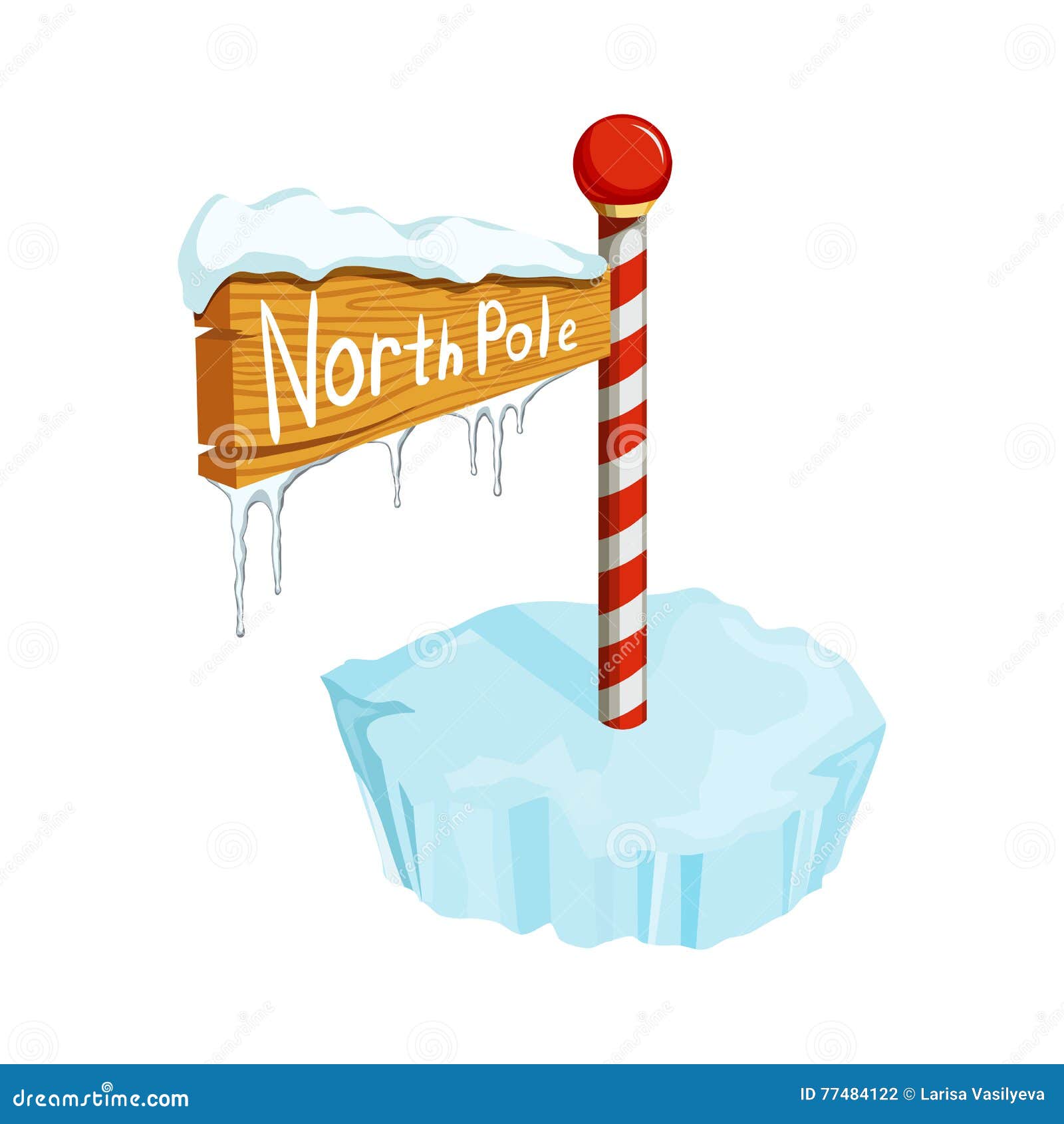 North Pole sign stock vector. Illustration of icon, cartoon - 77484122 North Pole sign stock vector. Illustration of icon, cartoon - 77484122