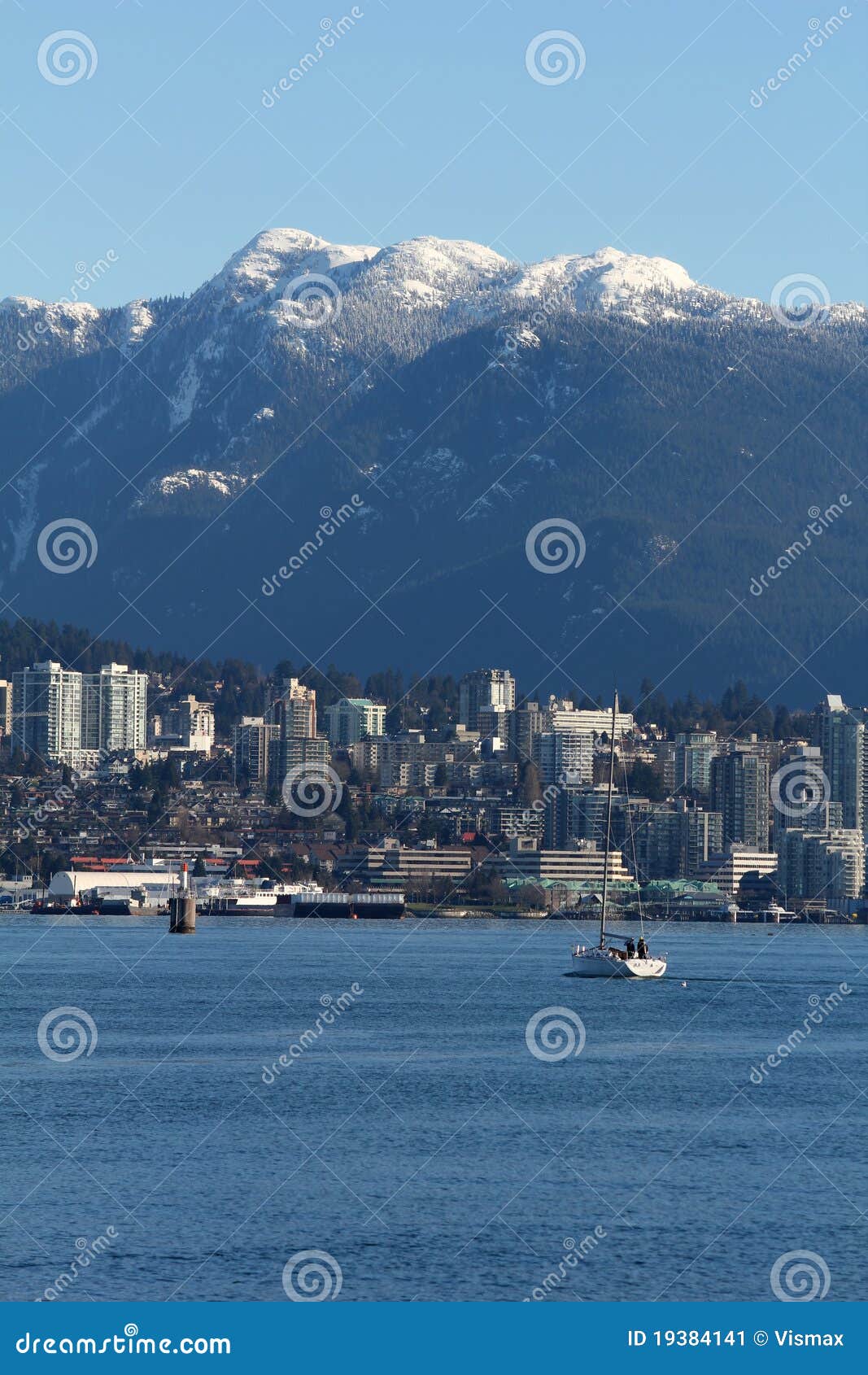 north vancouver, burrard inlet, coast mountains