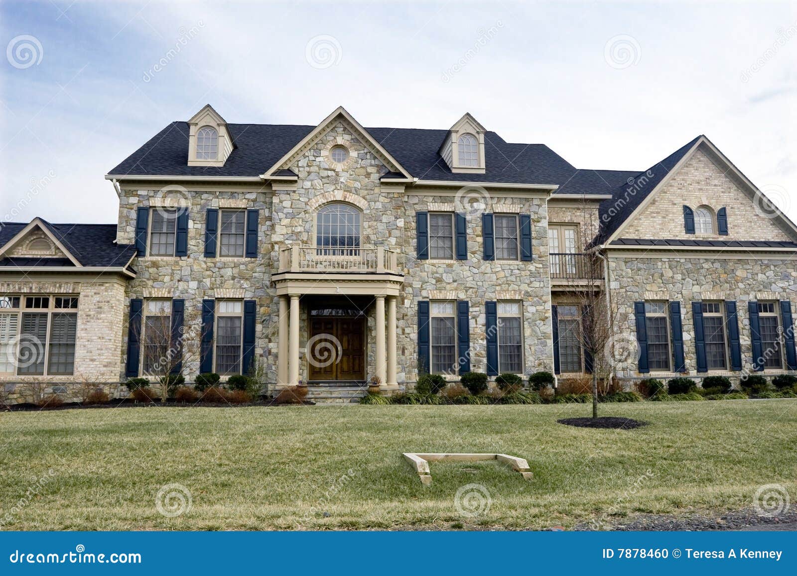 Northern Virginia Home stock photo. Image of large, america 7878460