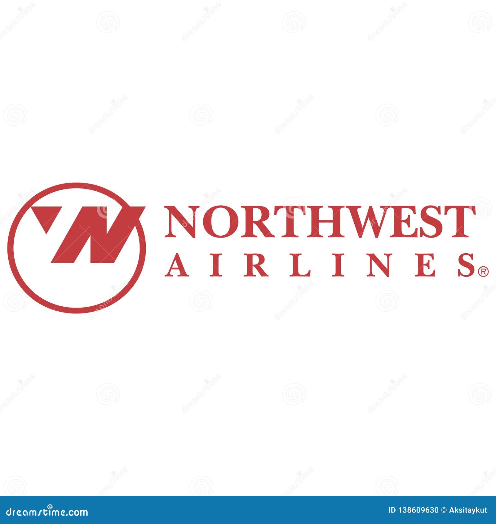 Northwest Airlines Logo Icon Editorial Image Illustration Of Airlinesus Central