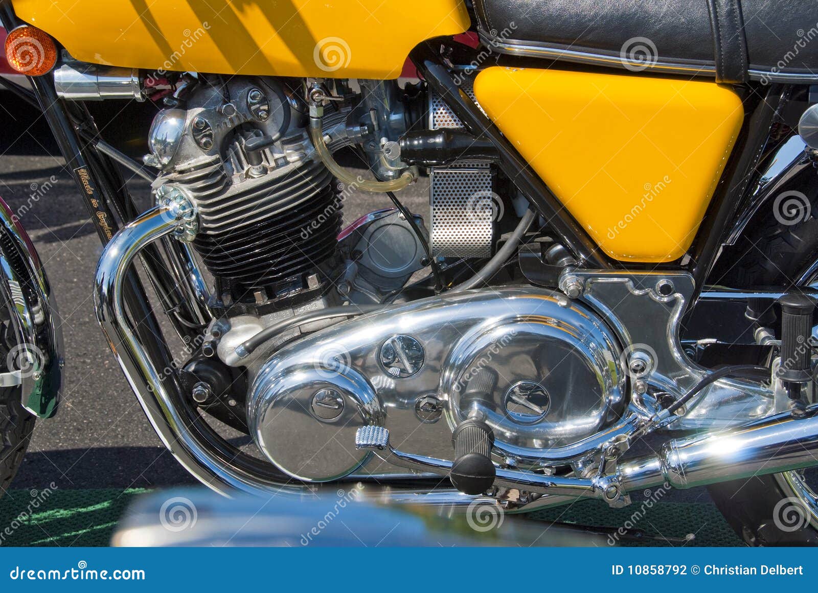 Norton motorcycle engine stock photo. Image of motor 10858792