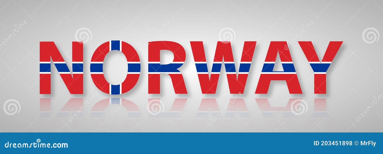 Norway Flag Letters, Vector Illustration Stock Vector Illustration of