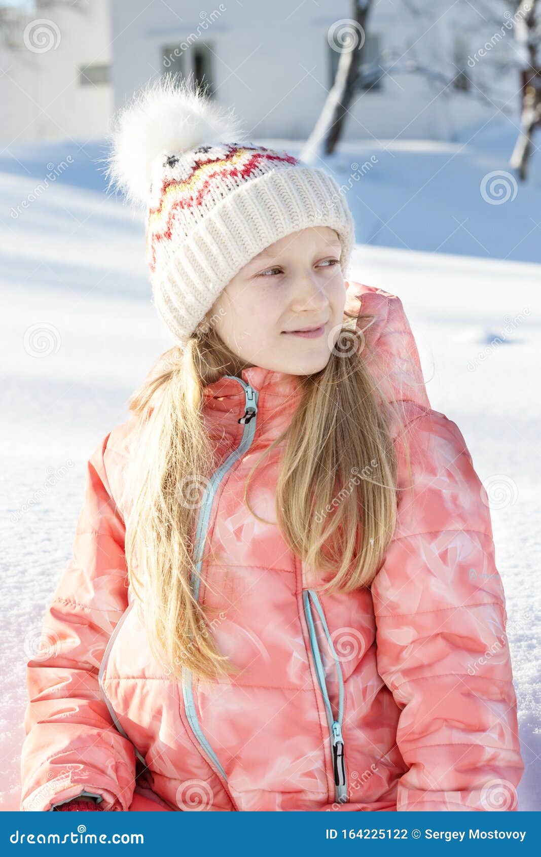 Norwegian girl smiling stock photo. Image of holiday - 164225122