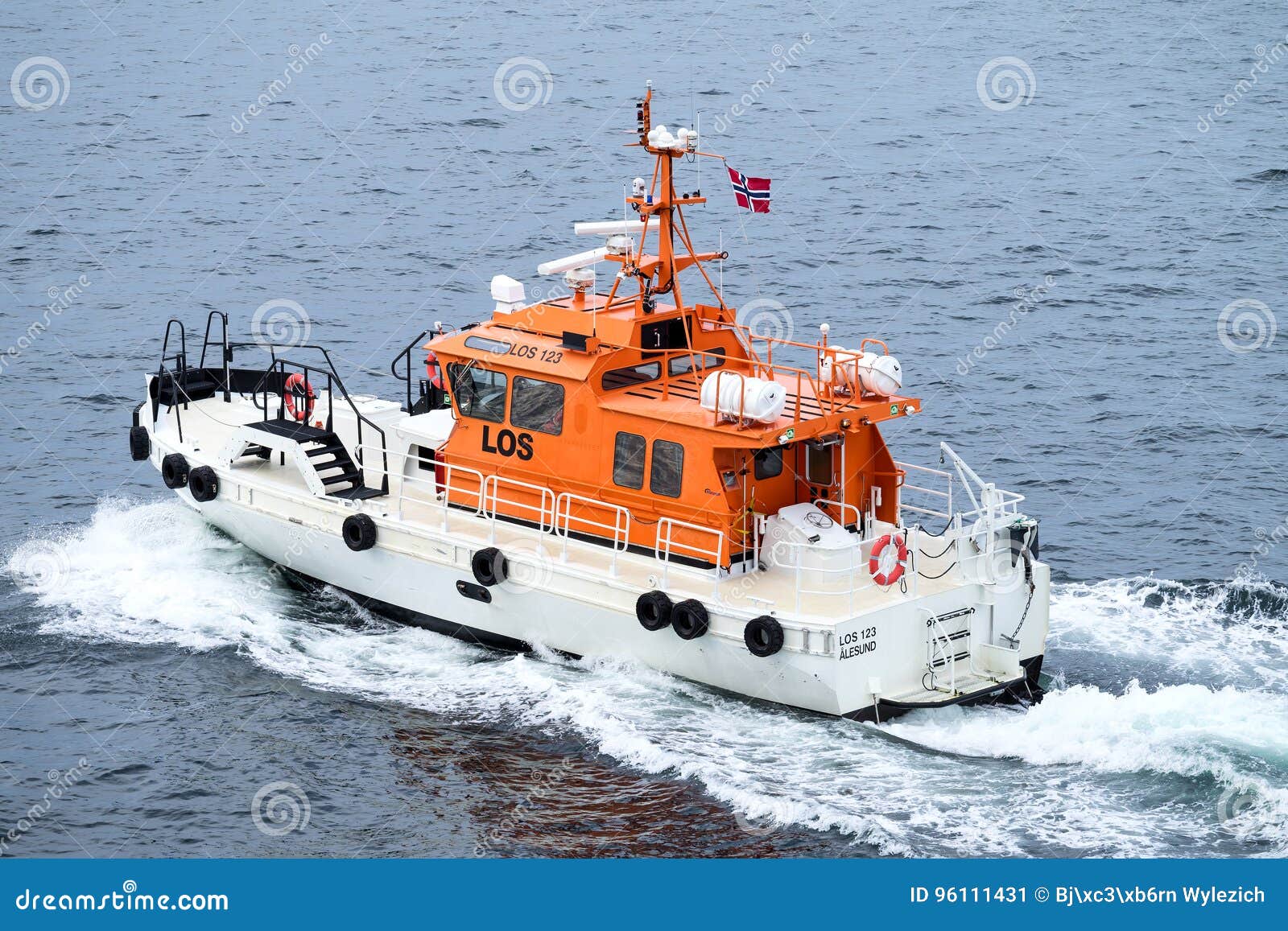 Norwegian pilot vessel editorial photo. Image of logistics 96111431
