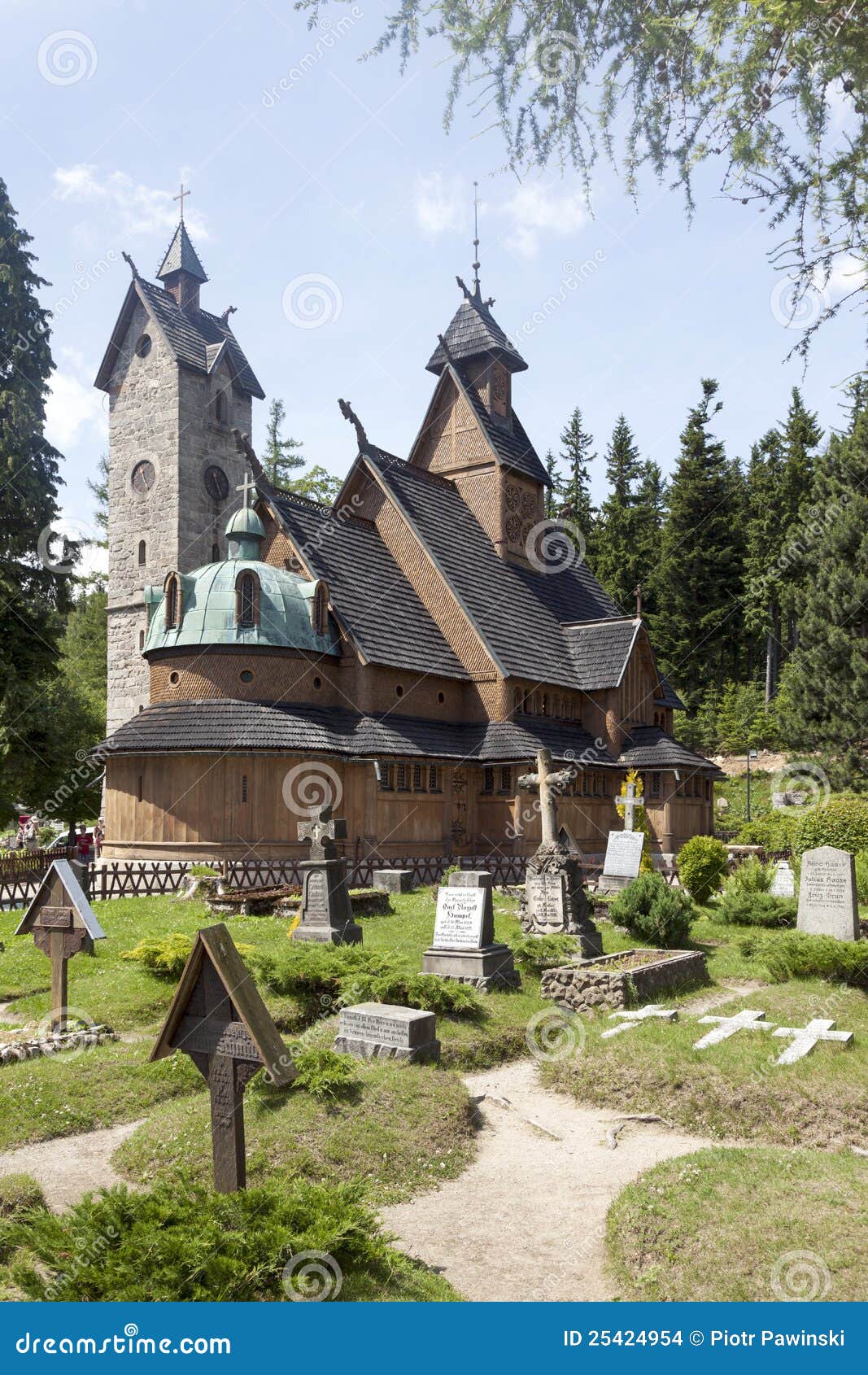 Norwegian Temple Wang in Karpacz, Poland. Editorial Stock Image Image