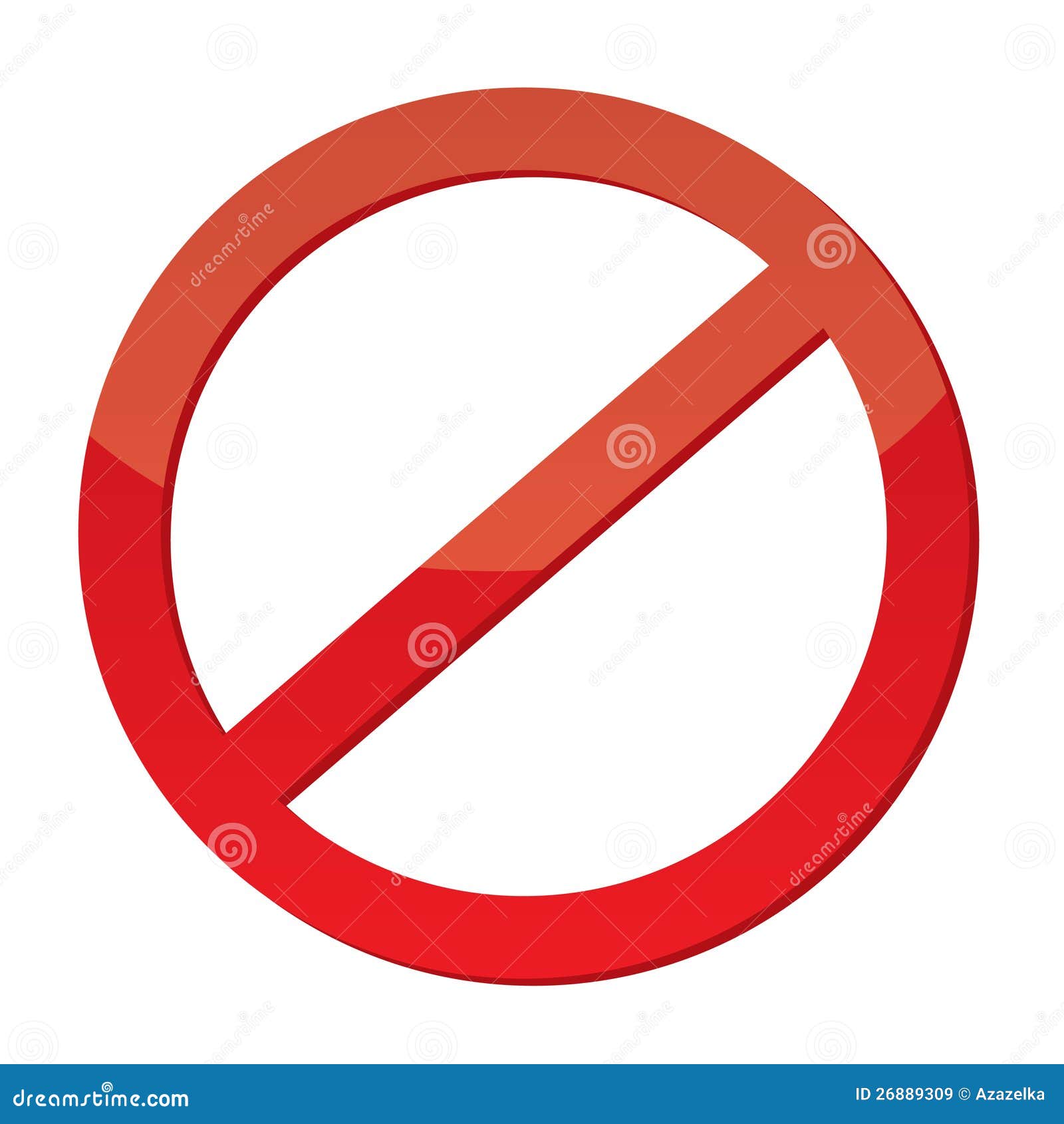not allowed sign