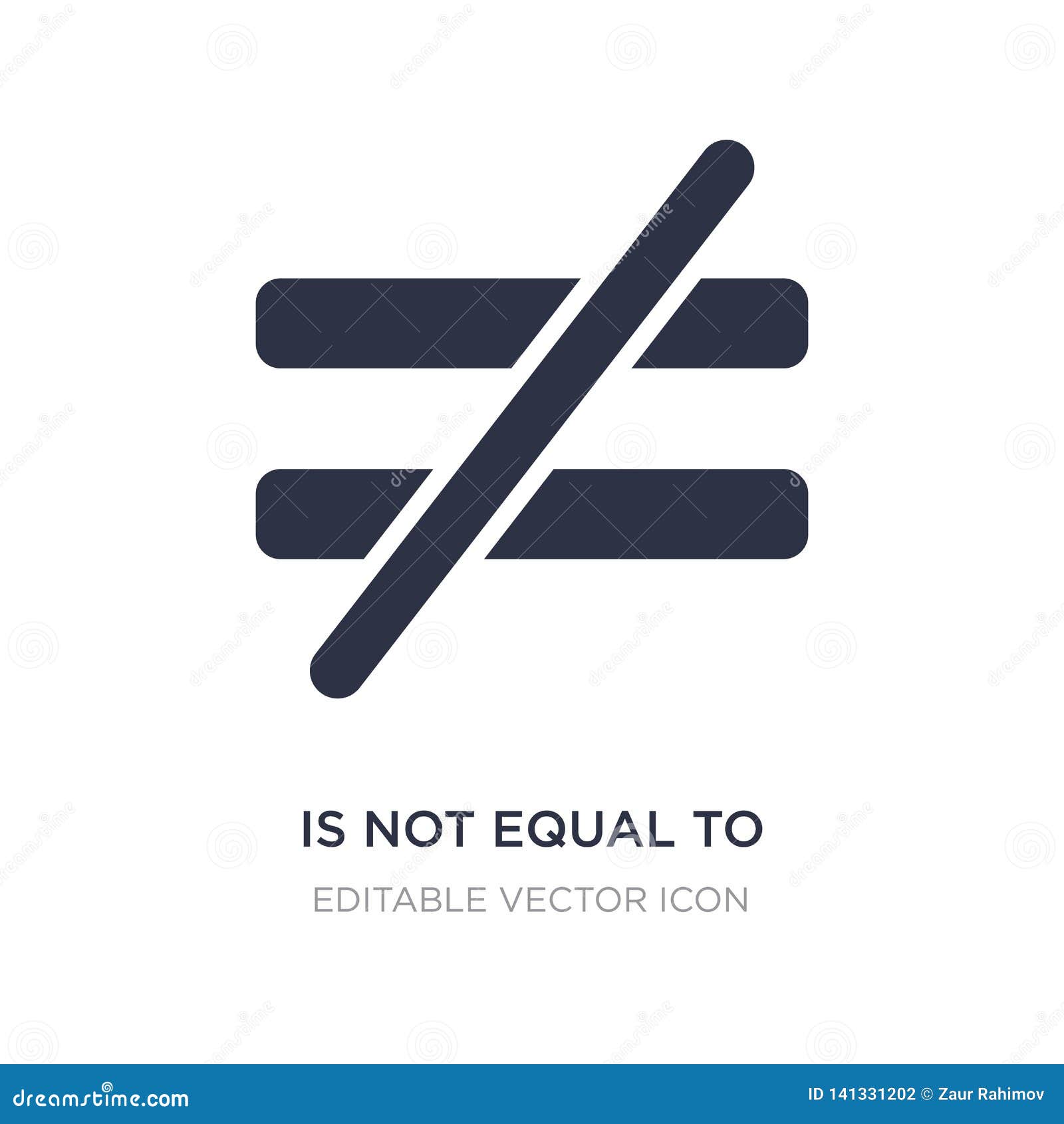 not equal to not equal to