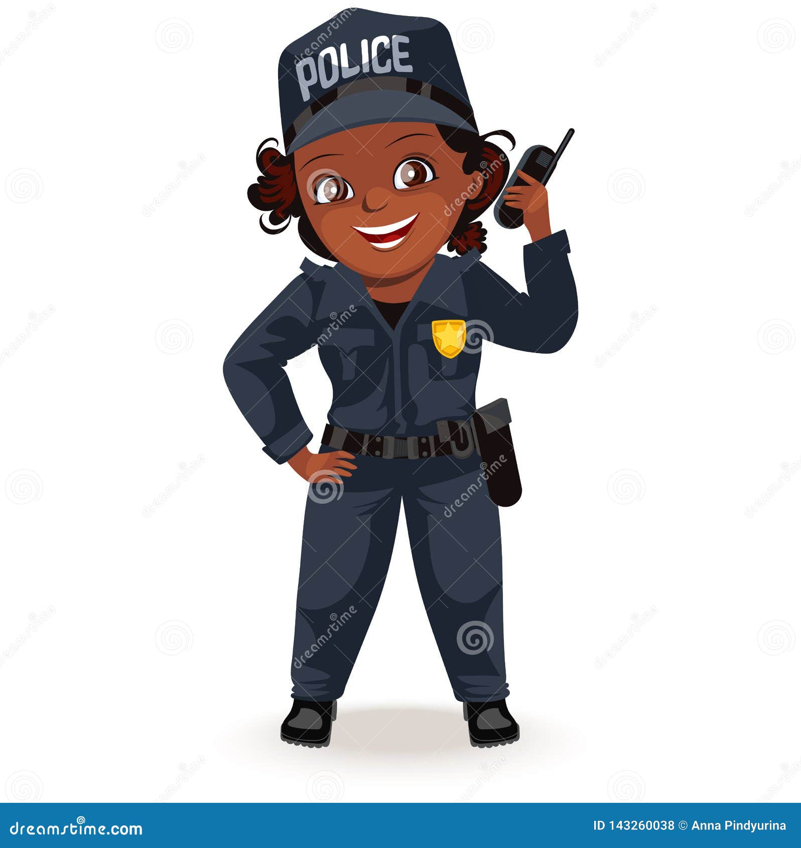 Not Female Professions Strong Woman Police Officer