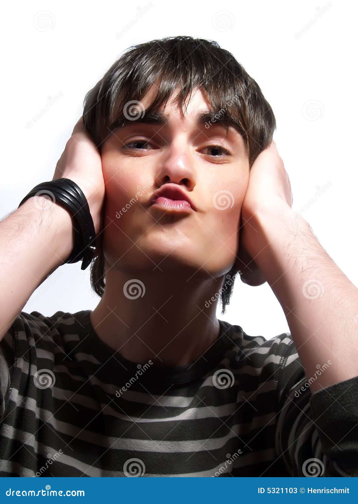 Not listening but kissing stock image. Image of hair, beautiful - 5321103