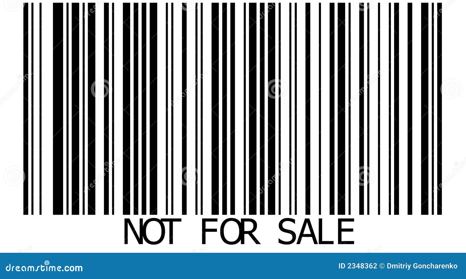 Not for Sale Barcode 