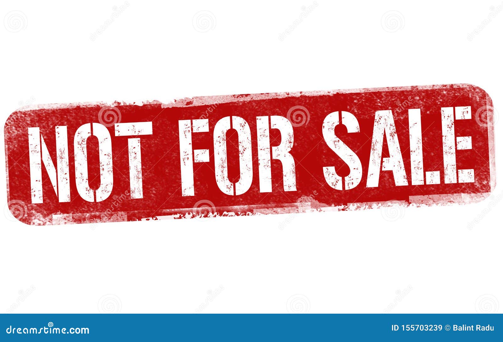 Not for sale sign or stamp stock vector. Illustration of isolated