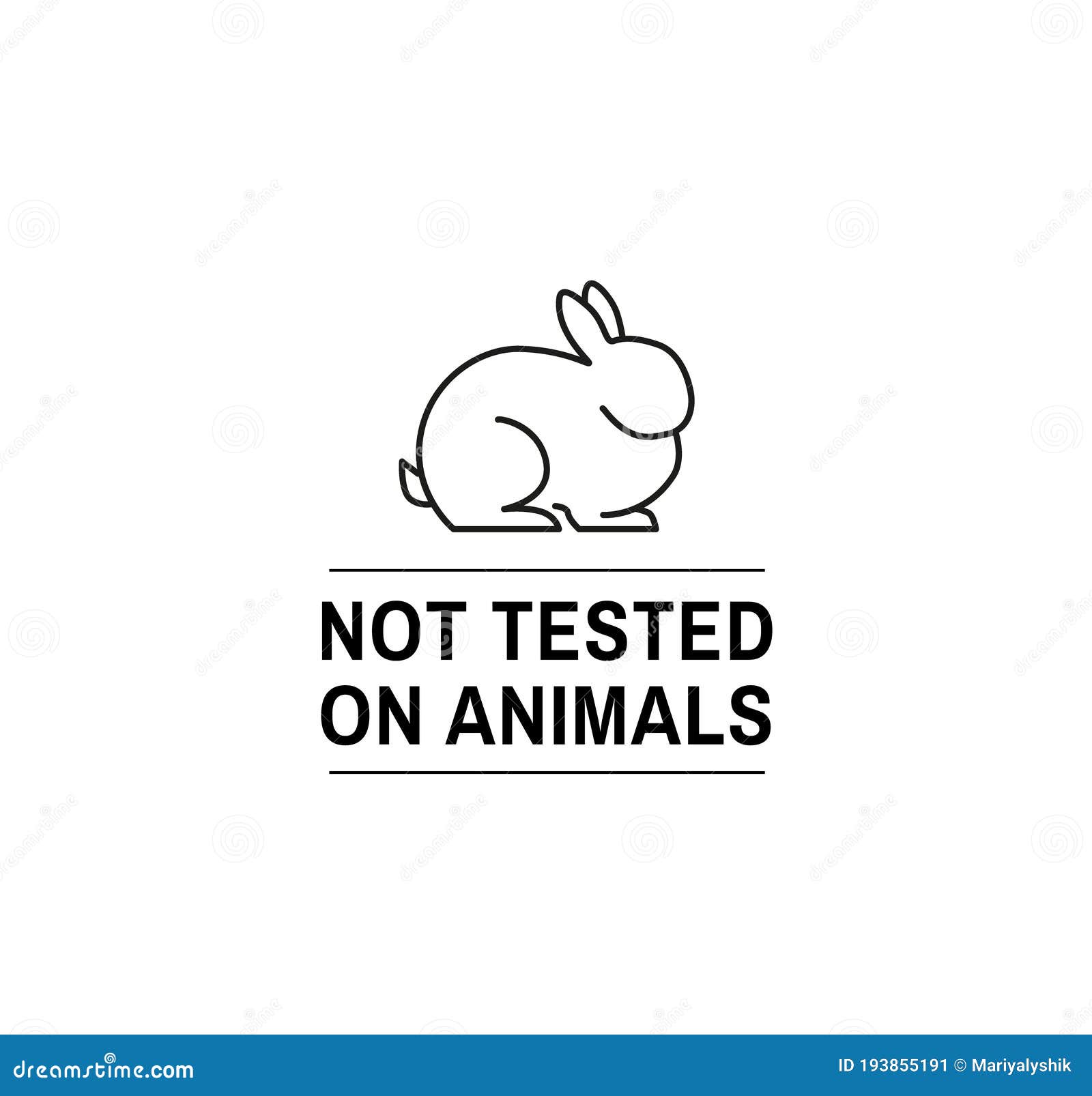 Download Not Tested On Animals Logo Design. Cruelty Free Symbol ...