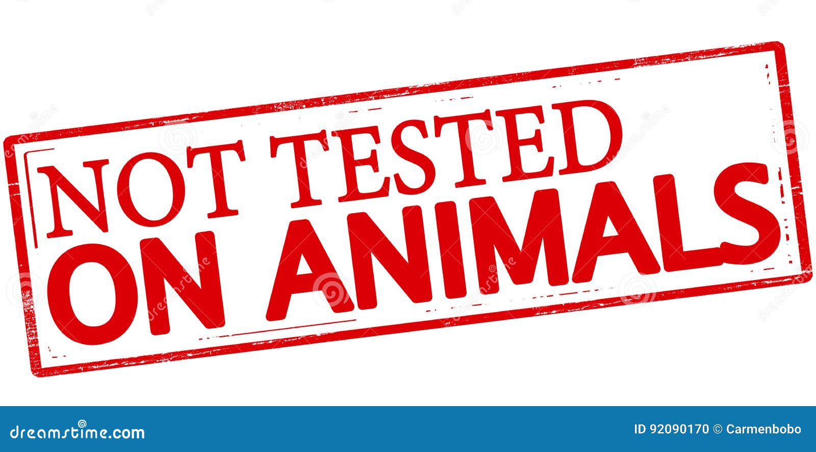 Not tested on animals stock illustration. Illustration of endeavor