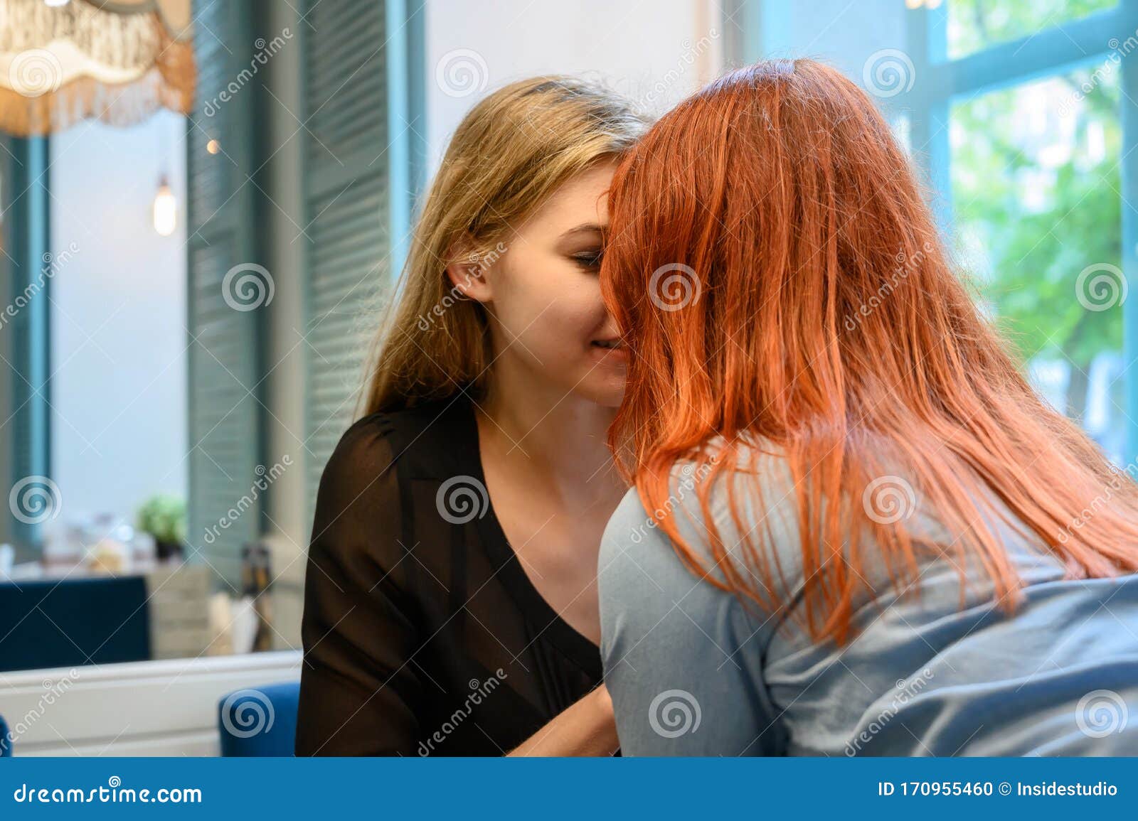 Hot Black Lesbian Kissing