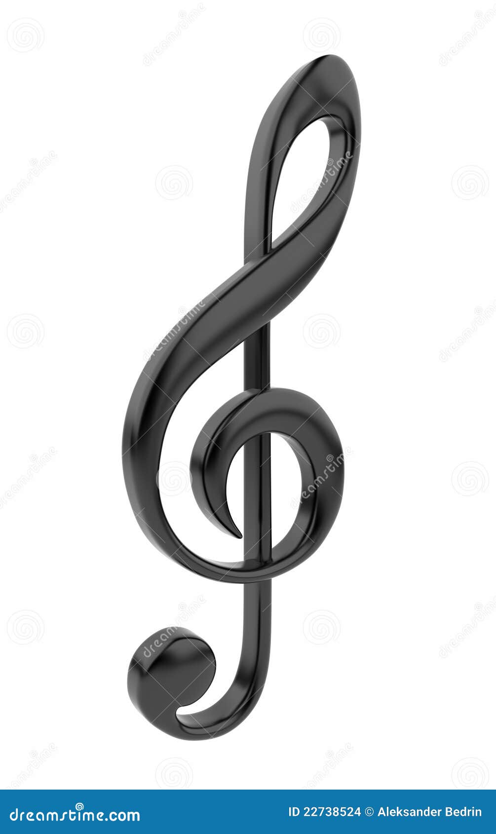 Nota Musical Preta 3D. Ícone Isolado Ilustração Stock - Ilustração de  melodia, isolado: 22738524, image size:1005x1690